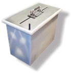 Air agitated etching tank